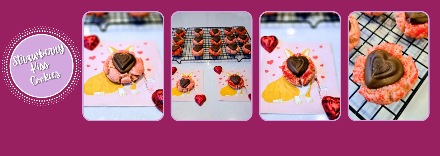 Strawberry Kiss Cookies