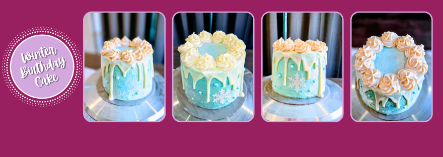 Winter Birthday Cake