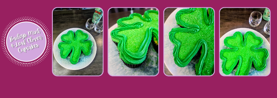 Pull Apart 4-Leaf Clover Cupcakes